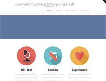 Tablet Screenshot of 3dfluff.com